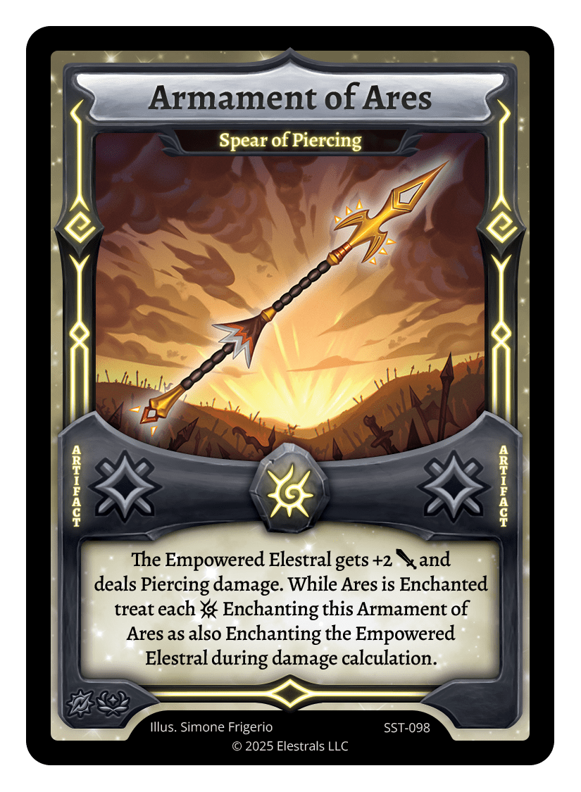 Armament of Ares - Spear of Piercing - SST-098